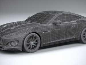 Jaguar F-type Regular Coupe 2021 Modello 3D