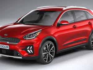 Kia Niro Hybrid 2020 3D Model