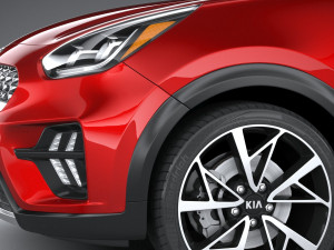 Kia Niro Hybrid 2020 3D Model