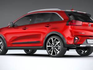 Kia Niro Hybrid 2020 3D Model