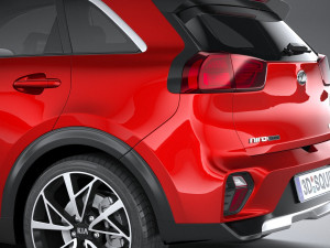 Kia Niro Hybrid 2020 3D Model