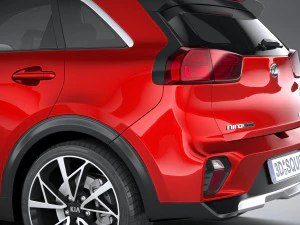 Kia Niro Hybrid 2020 3D Model