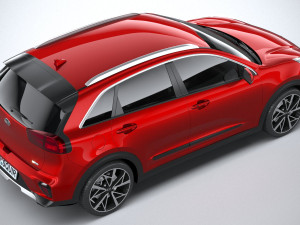 Kia Niro Hybrid 2020 3D Model