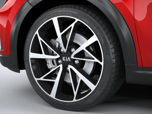 Kia Niro Hybrid 2020 3D Model