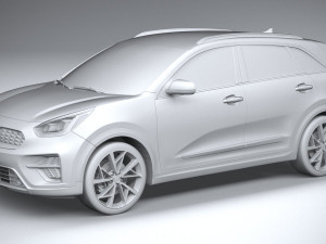 Kia Niro Hybrid 2020 3D Model