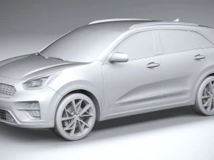 Kia Niro Hybrid 2020 3D Model