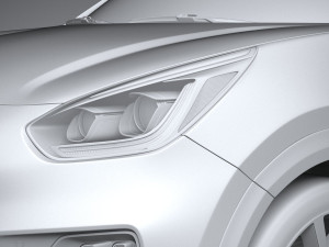 Kia Niro Hybrid 2020 3D Model