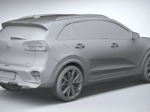 Kia Niro Hybrid 2020 3D Model