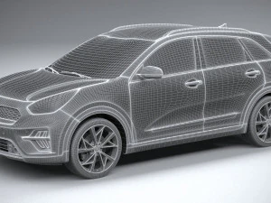 Kia Niro Hybrid 2020 3D Model