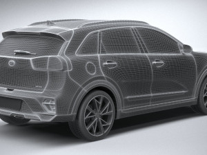 Kia Niro Hybrid 2020 3D Model