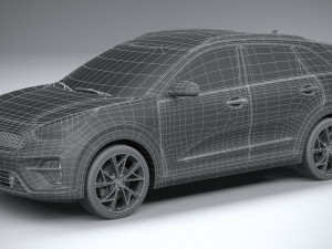 Kia Niro Hybrid 2020 3D Model