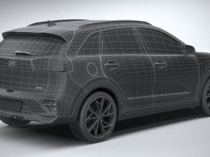 Kia Niro Hybrid 2020 3D Model