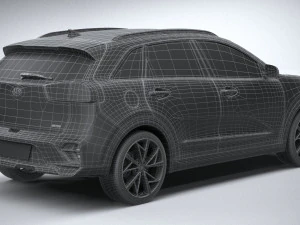 Kia Niro Hybrid 2020 3D Model