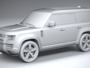 Land Rover Defender 110 2020 3Dモデル