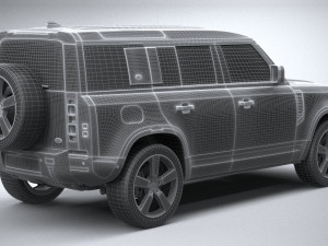 Land Rover Defender 110 2020 3Dモデル