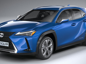 Lexus UX 300E 2021 3D 모델
