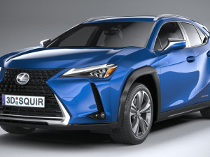 Lexus UX 300E 2021 3D 모델