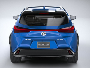 Lexus UX 300E 2021 3D 모델