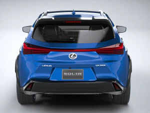 Lexus UX 300E 2021 3D Model