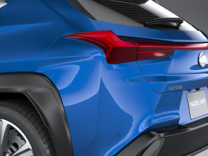 Lexus UX 300E 2021 3D 모델