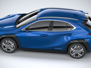 Lexus UX 300E 2021 3D 모델