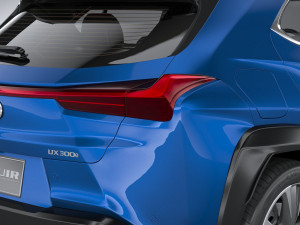 Lexus UX 300E 2021 3D 모델