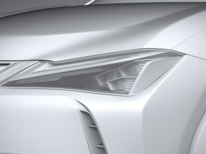 Lexus UX 300E 2021 3D 모델
