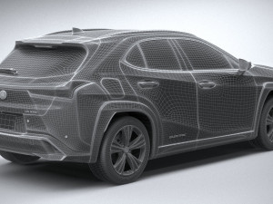 Lexus UX 300E 2021 3D 모델