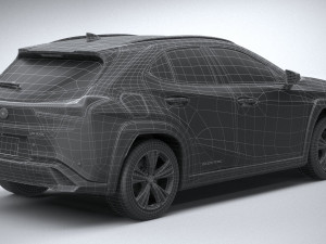 Lexus UX 300E 2021 3D 모델
