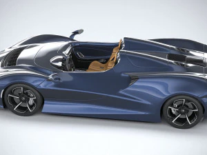 Mclaren Elva 2021 3D Model