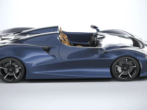 Mclaren Elva 2021 3D Model