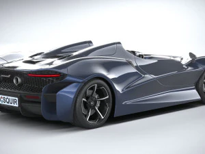 Mclaren Elva 2021 3D Model