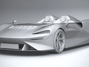 Mclaren Elva 2021 3D Model
