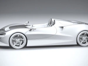 Mclaren Elva 2021 3D Model