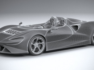 Mclaren Elva 2021 Modelo 3D