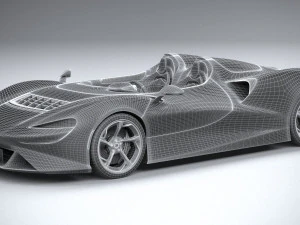 Mclaren Elva 2021 3D Model