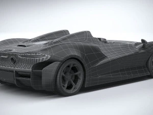 Mclaren Elva 2021 3D Model