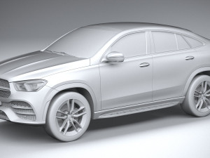 Mercedes-Benz GLE Coupe AMG 2020 3D Model