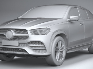 Mercedes-Benz GLE Coupe AMG 2020 3D Model