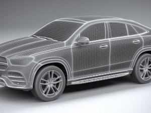Mercedes-Benz GLE Coupe AMG 2020 3D Model