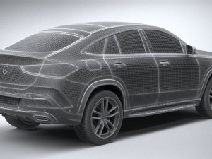 Mercedes-Benz GLE Coupe AMG 2020 3D Model