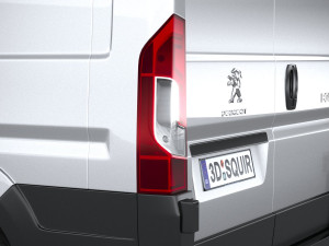 Peugeot Boxer 2020 3D Model