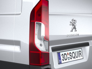 Peugeot Boxer 2020 3D Model