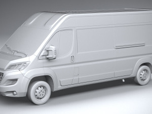 Peugeot Boxer 2020 3D Model