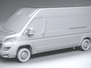 Peugeot Boxer 2020 3D Model