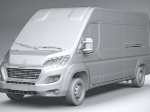 Peugeot Boxer 2020 3D Model