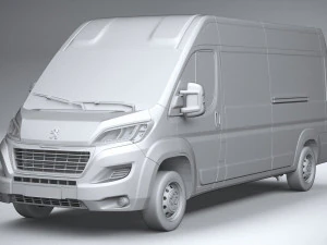 Peugeot Boxer 2020 3D Model