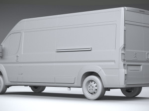 Peugeot Boxer 2020 3D Model