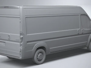 Peugeot Boxer 2020 3D Model
