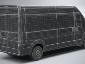 Peugeot Boxer 2020 3D Model
